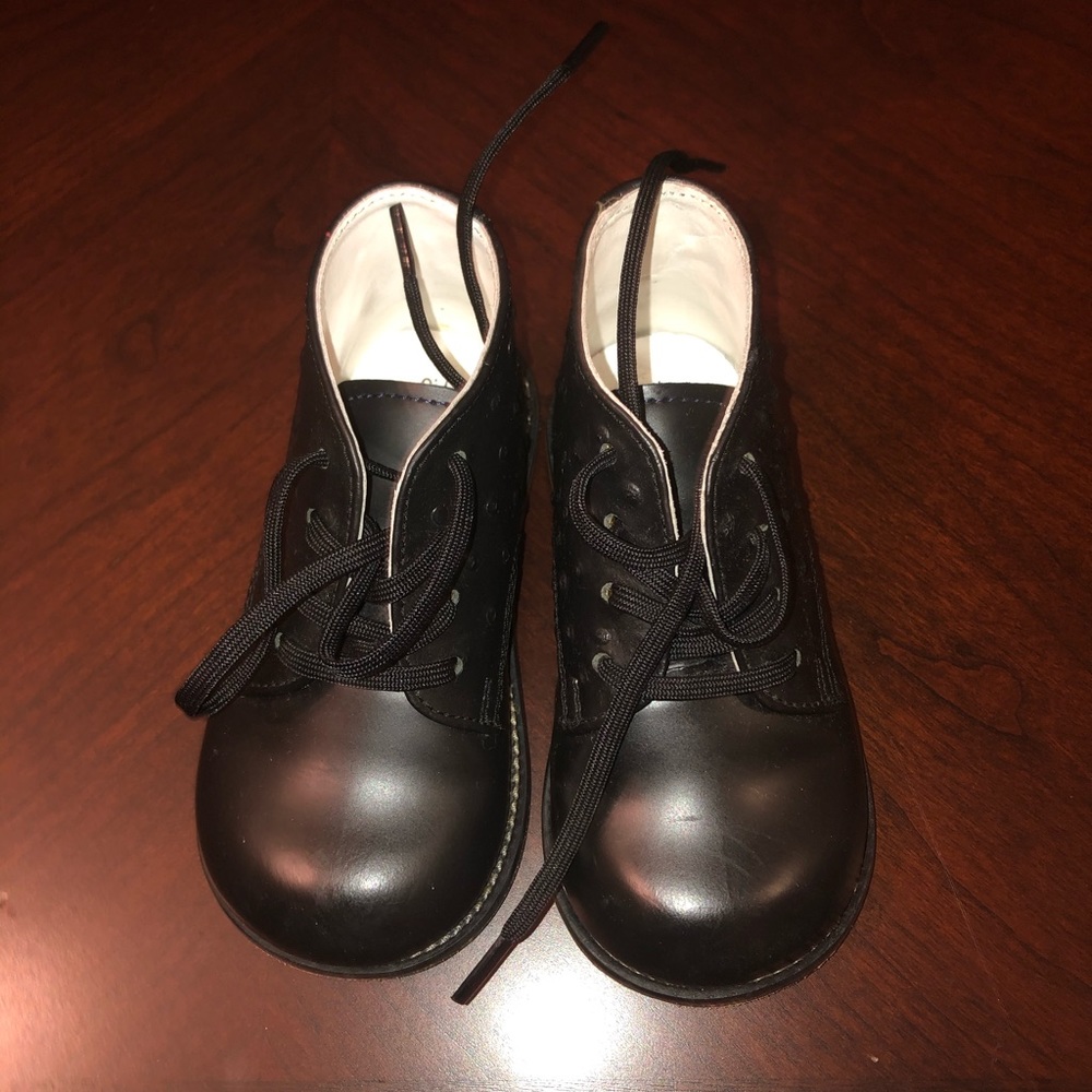 Black toddler boy shoe